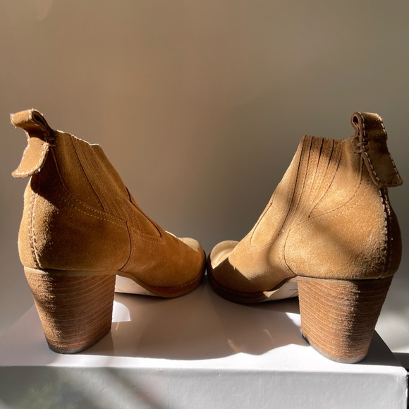 Dolce Vita Tan Suede Booties - Picture 3 of 4